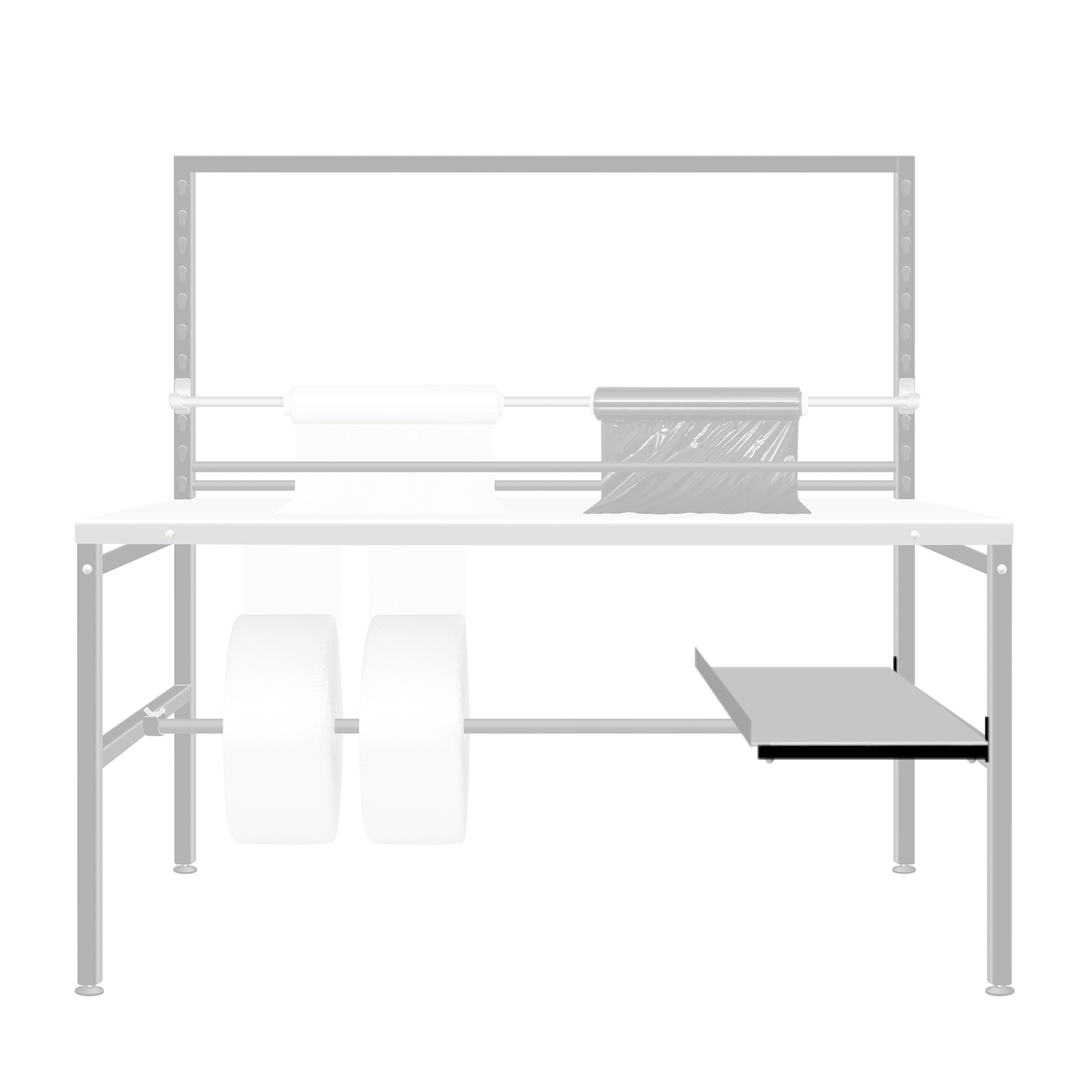Inre sidohylla 50 cm effepack